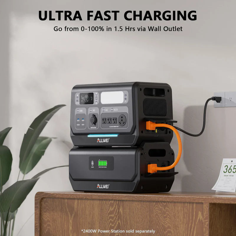 ALLWEI B200 PRO LiFePO4 Expansion Battery — 2,048Wh