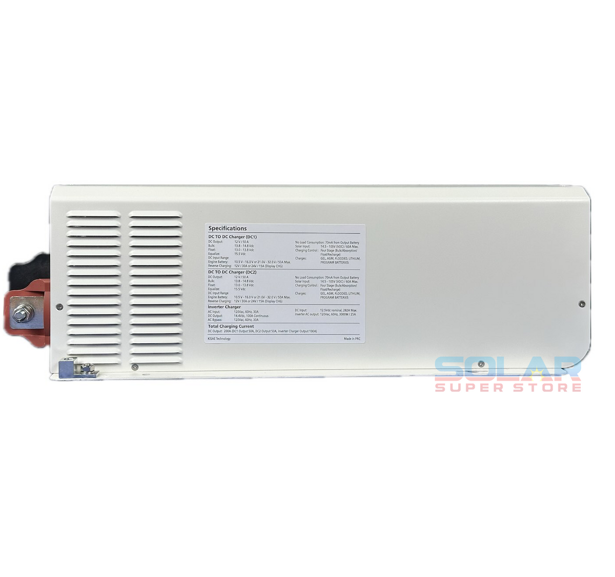 Kisae All-In-One 3000W Bi-Directional Inverter with 100A AC Charger & 2*50A DC Charger