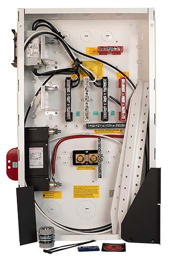 Panneau électrique Midnite MNE125STSLT, avec disjoncteur 125 A/125 V CC