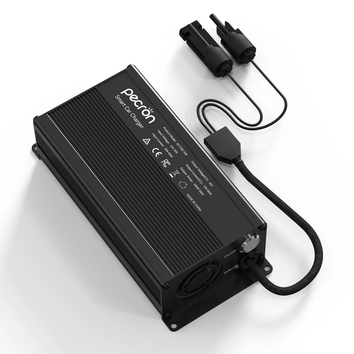 Pecron 500W Car Charger. Input : 12-30V, 50A