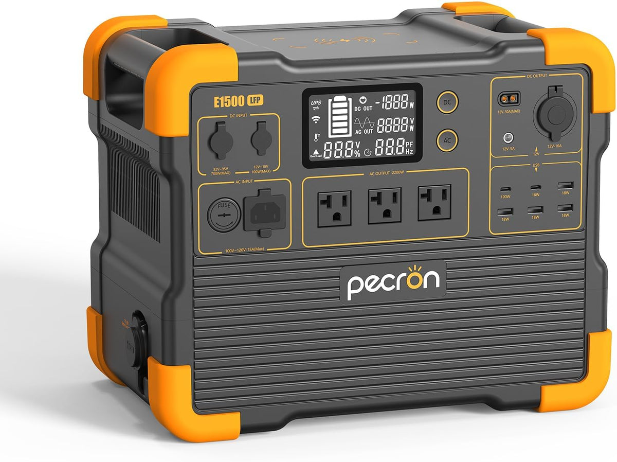 Pecron Portable Power Station | 2200W Inverter | 1536Wh Battery