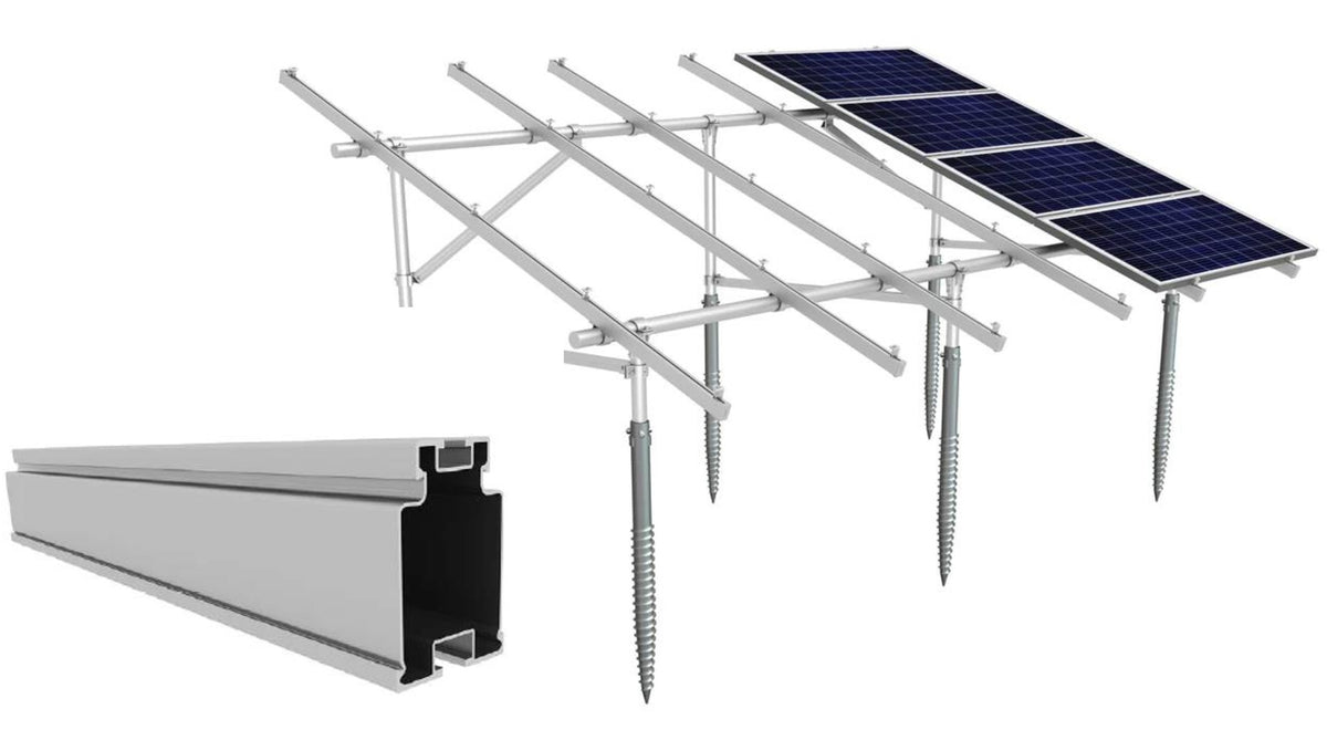 Sunmodo SMR300 Rail , Mill Finish 212"
