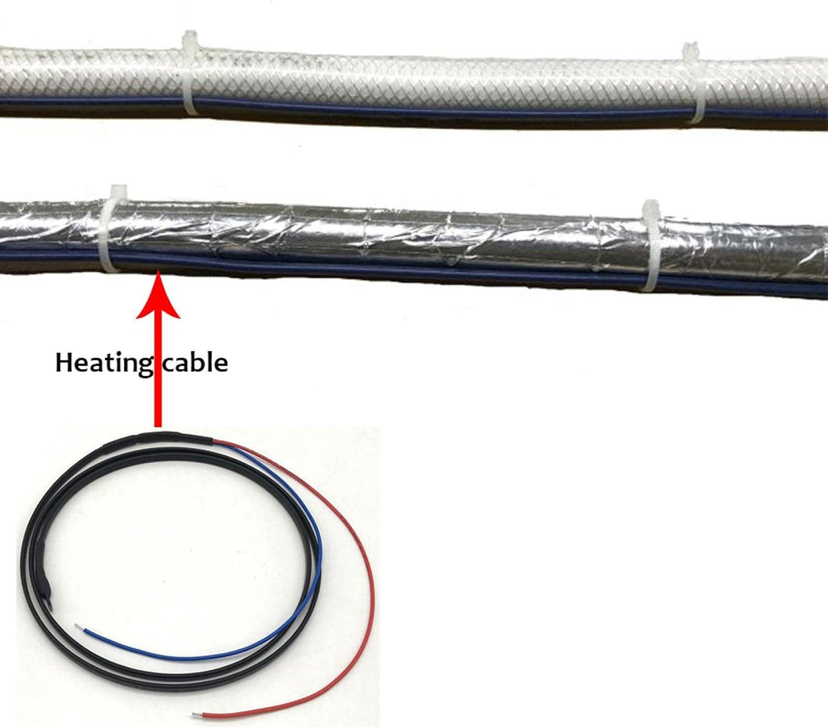 Câble chauffant autorégulant DC 12V – Extrémités pré-terminées (3m / 5m / 7m) | Canada
