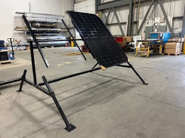 Support au sol SunDale Canada - Support au sol réglable et compact pour panneaux solaires