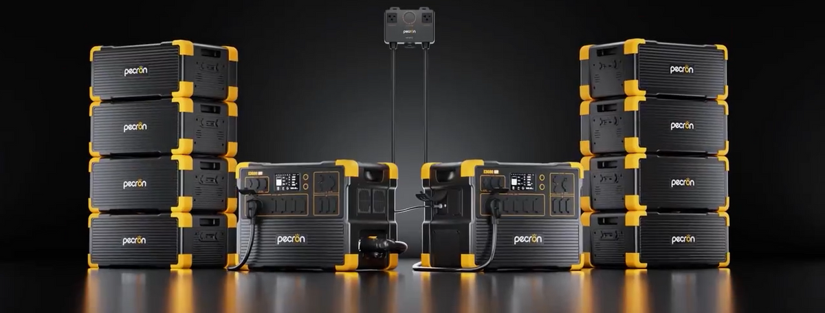 Pecron Portable Power Station | 3800W Inverter | 3840Wh Battery Storage | 4.2KW 48V