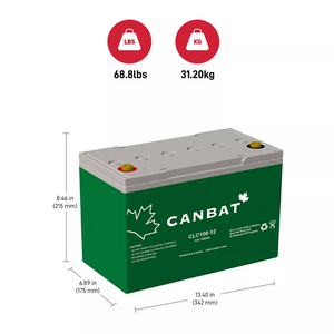 CanBat CLC100-12 Volt Group 31 Lead Carbon Battery