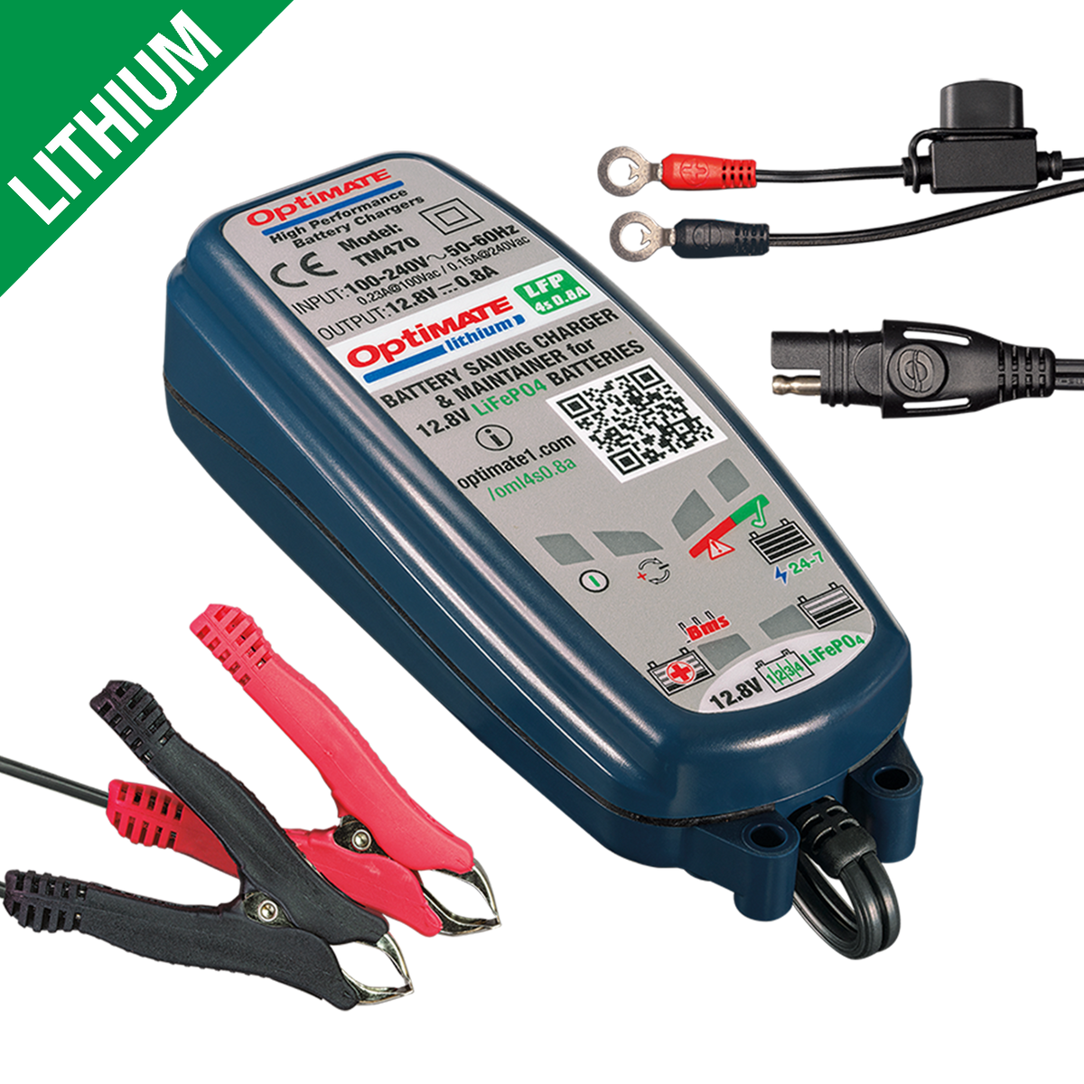 OptiMATE TM-471 Lithium 4s 0,8A