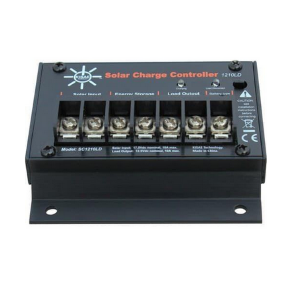 KISAE SC LD Series PWM Solar Charge Controllers — 12V, 10A / 20A