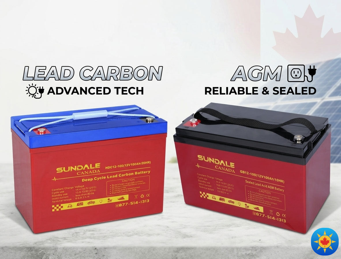 Lead Carbon vs AGM Batteries: Which Is Better for Solar in Canada?