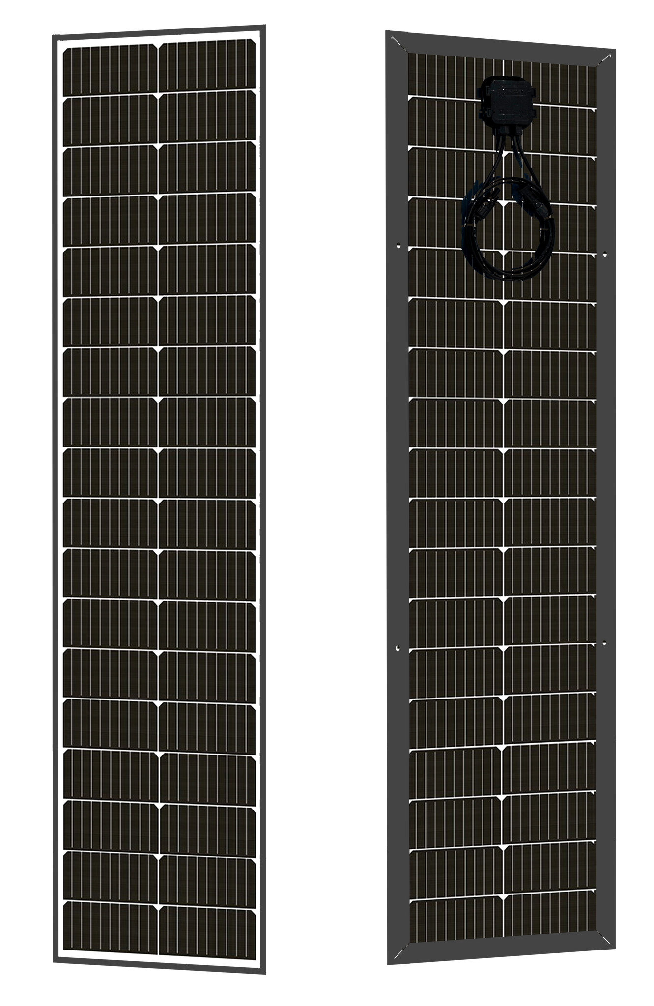 Dark Lumera Lumera 140W Ultra Slim Bifacial Solar Module Black Frame – solarsuperstore