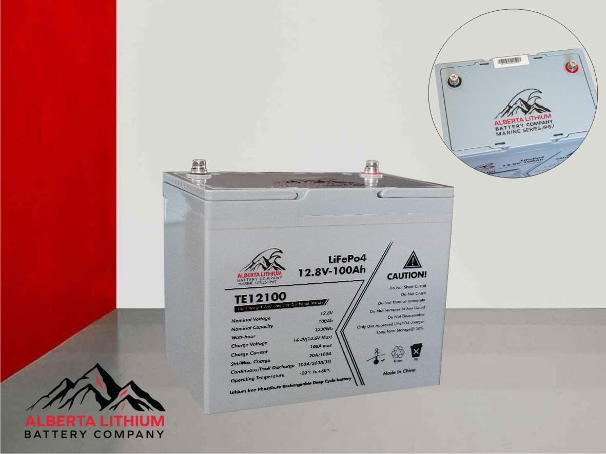 12V 100Ah Deep Cycle Bluetooth LiFePO4 Battery