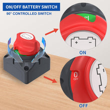 Load image into Gallery viewer, 12/24/36/48 VDC Battery Disconnect Switch - 600 Amps