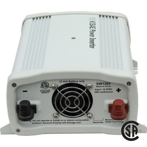 Kisae SW1210 1000W 12V True Sine Wave Power Inverter