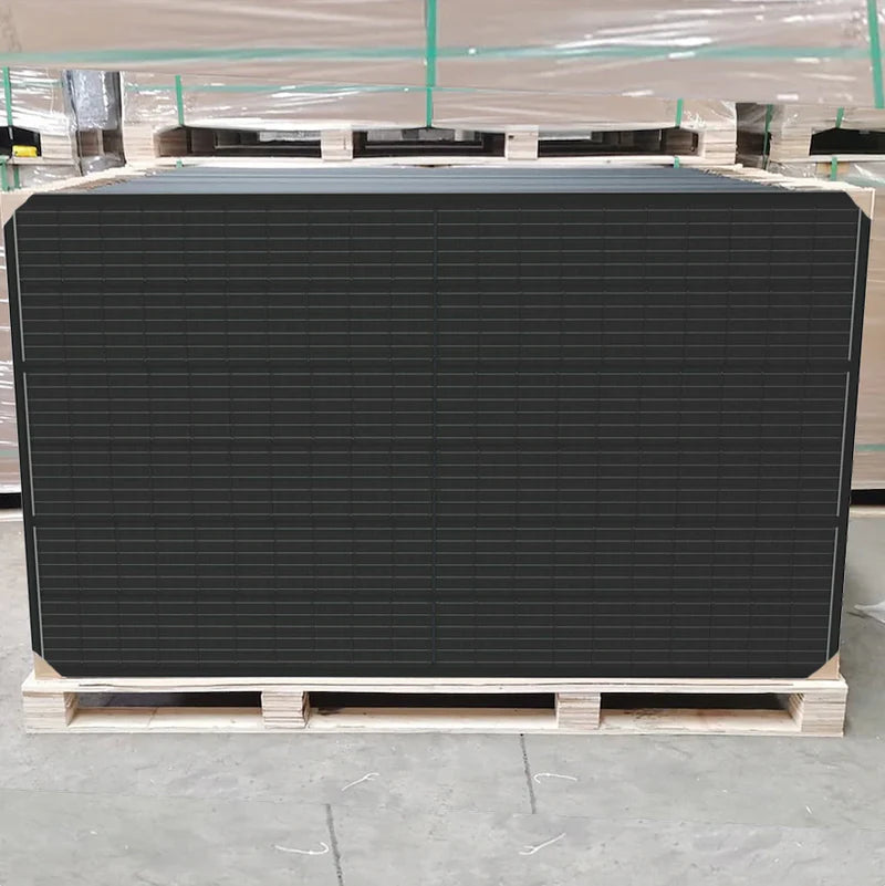 LONGi 500W 54/108C TopCon Bifacial Black/Black 1.2m Cable Full Pallet **Pallet Pricing! Only $159/module!!