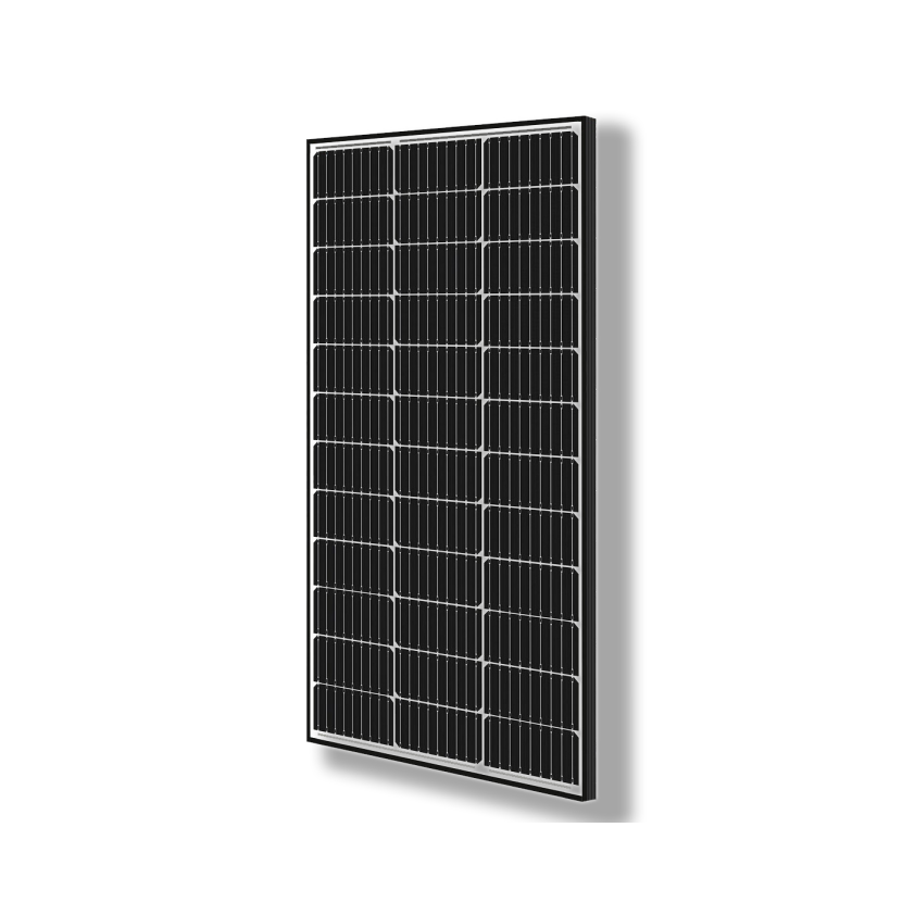 Module solaire bifacial Lumera 220 W 12 V, cadre noir