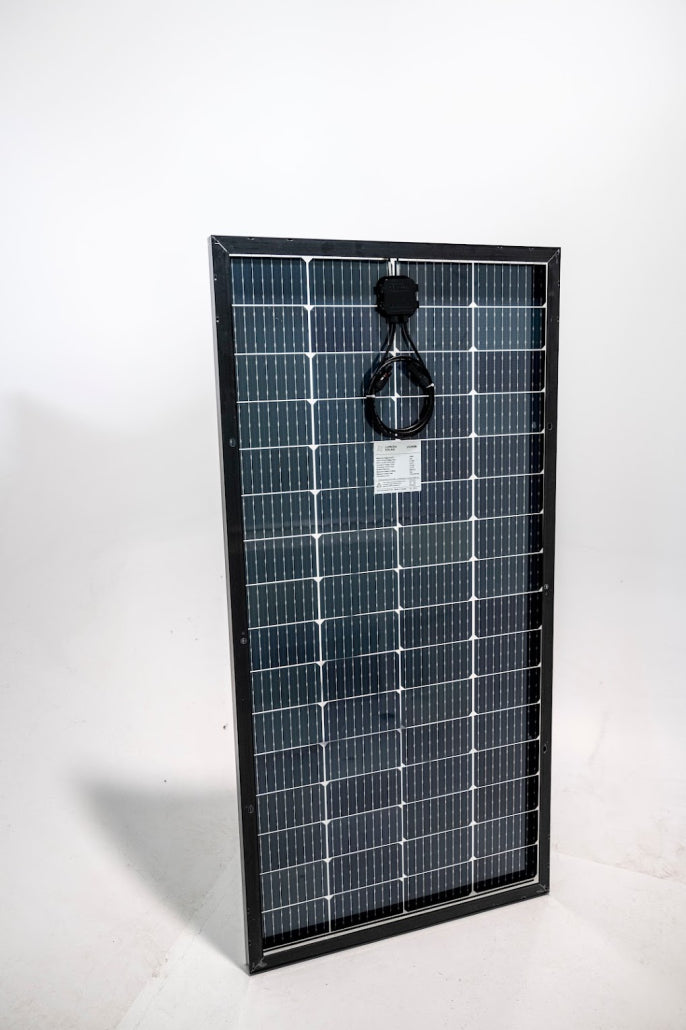 Module solaire bifacial Lumera 220W 24V cadre noir cellules M10