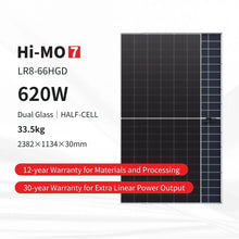 Load image into Gallery viewer, Longi LR8 620W 66HGD Hi-MO7 Solar Module 94x45" - As low as $185 each!