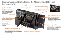 Load image into Gallery viewer, Morningstar 10Amps 12V DC SunSaver PWM Charge Controller