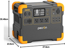 Load image into Gallery viewer, Pecron Portable Power Station | 1500W Inverter | 1536Wh Battery Storage | 700W PV Input