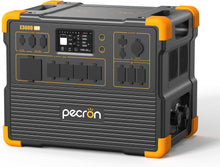 Load image into Gallery viewer, Pecron Portable Power Station | 3600W Inverter | 3600Wh Battery Storage | 1200W PV Input * 2 = 2400W PV Input
