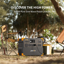 Load image into Gallery viewer, Pecron Portable Power Station | 3600W Inverter | 3600Wh Battery Storage | 1200W PV Input * 2 = 2400W PV Input