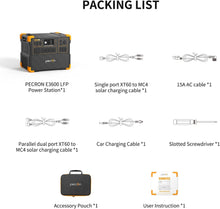 Load image into Gallery viewer, Pecron Portable Power Station | 3600W Inverter | 3600Wh Battery Storage | 1200W PV Input * 2 = 2400W PV Input