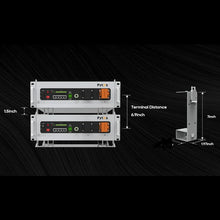 Load image into Gallery viewer, PYTES Brackets for 48100-V5 LFP Battery | Server Rack Battery Brackets