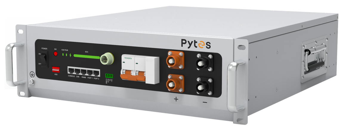 Pytes V5α Plus LiFePO4 Battery — 51.2V 5.12kWh