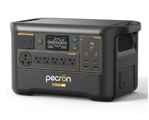PEC-F3000LFP: 3.6kW 3072Wh Portable Power Station