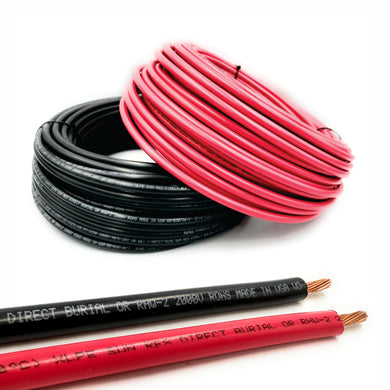 Câble solaire | Câble photovoltaïque 10 AWG, vendu au mètre | Homologué CSA