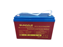 Load image into Gallery viewer, SunDale Canada 12V x 100AH Lead Carbon Battery, Group 31