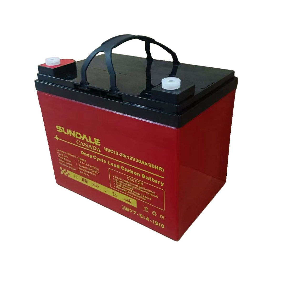SunDale Canada Lead-Carbon Batteries — 6V / 12V