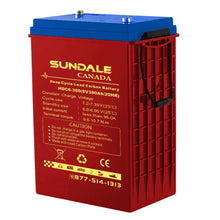 Load image into Gallery viewer, SunDale Canada 6V x 380AH Lead Carbon Battery, Group L16