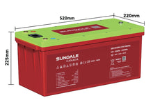 Load image into Gallery viewer, SunDale Canada 12V x 200Ah Sodium-Ion Battery with Heavy Charge &amp; Discharge Capabilities