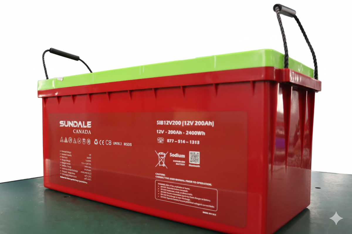 SunDale Canada Sodium-Ion Battery — 12V 200Ah