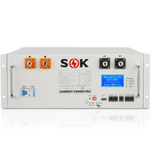 Load image into Gallery viewer, SOK-48V-100AH Rack Mounted 5.12kW LFP Battery