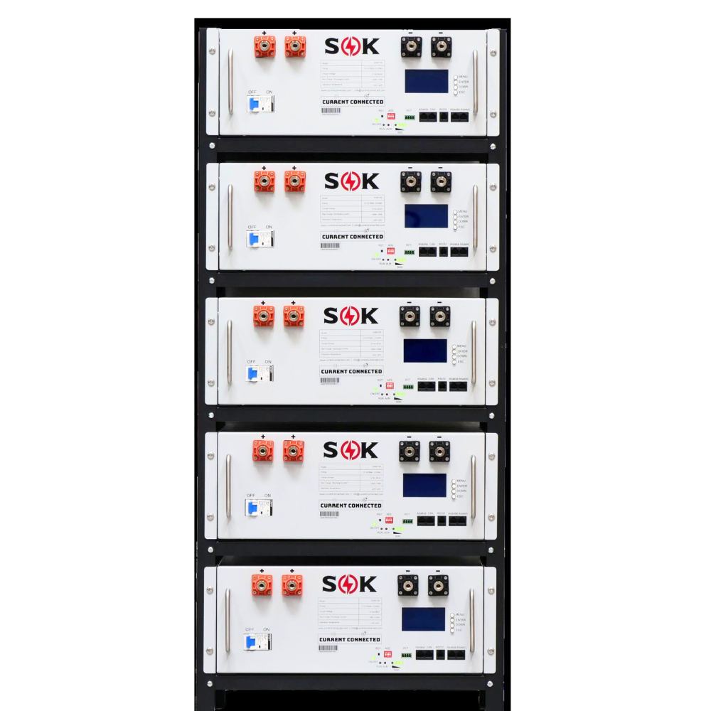 SOK Server Rack | Battery Rack for 5 Batteries β Solar Super Store