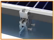 Charger l&#39;image dans la galerie, Kit de serrage à double vis pour joints debout SunModo EZ