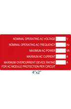 Charger l&#39;image dans la galerie, Solar Label Kit for Micro Inverter Systems - SSK-MICRO-LABEL-KIT