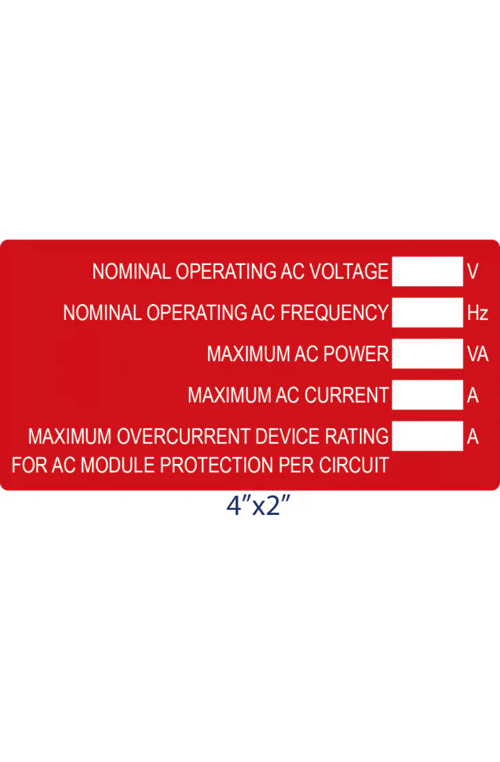 Solar Label Kit for Micro Inverter Systems - SSK-MICRO-LABEL-KIT