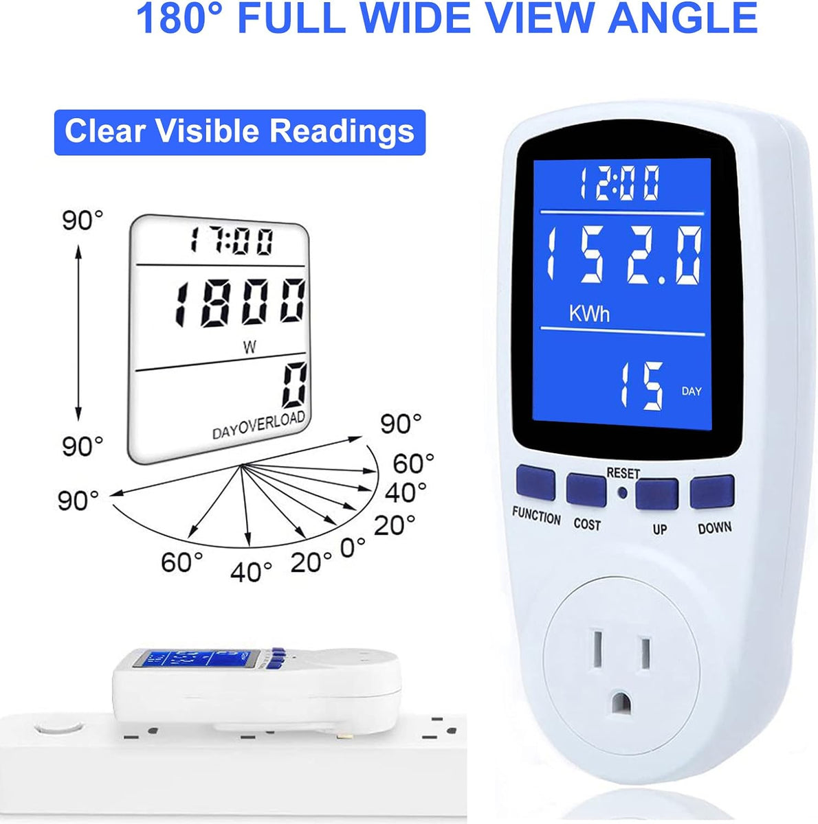 Smart Energy Plug-In Meter (Power Plug-In Meter) – Solar Super Store