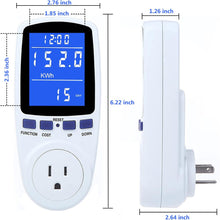 Load image into Gallery viewer, Smart Energy Plug-In Meter (Power Plug-In Meter)