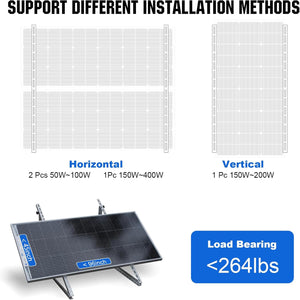 Adjustable Solar Mounting Brackets - 45"