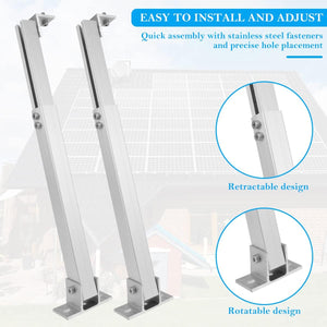 Adjustable Universal Solar Mounting Brackets - 16-26" Height