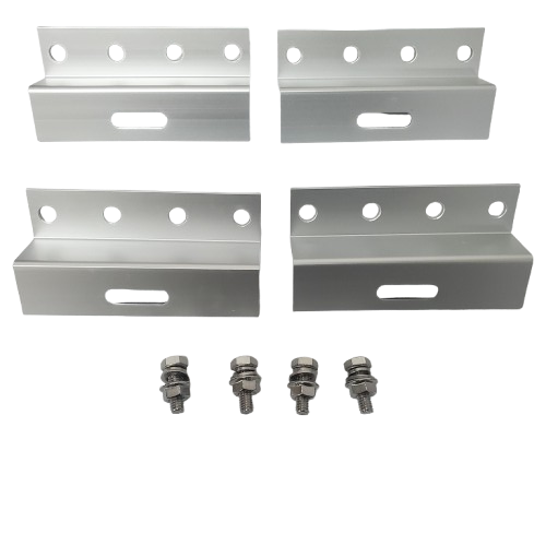 Mounting Z Brackets with 4 Holes - Kit of 4 pc