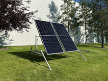 Load image into Gallery viewer, Adjustable Ground Mount for large solar panels