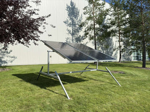 Adjustable Ground Mount for large solar panels