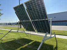 Load image into Gallery viewer, Adjustable Ground Mount for large solar panels