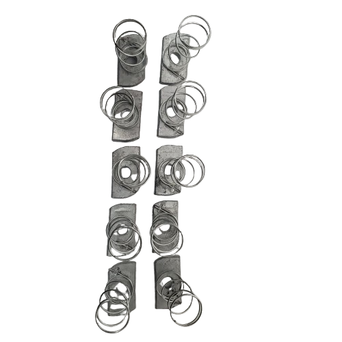 Struts Spring Nuts 8mm Hot Dip Galvanized (Pack of 10)