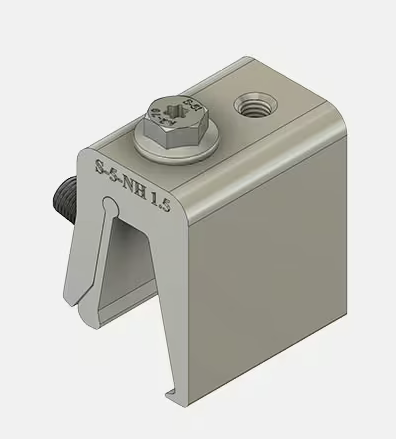 S-5-NH 1.5 Standing Seam Roof Mount - 2  Set Screws